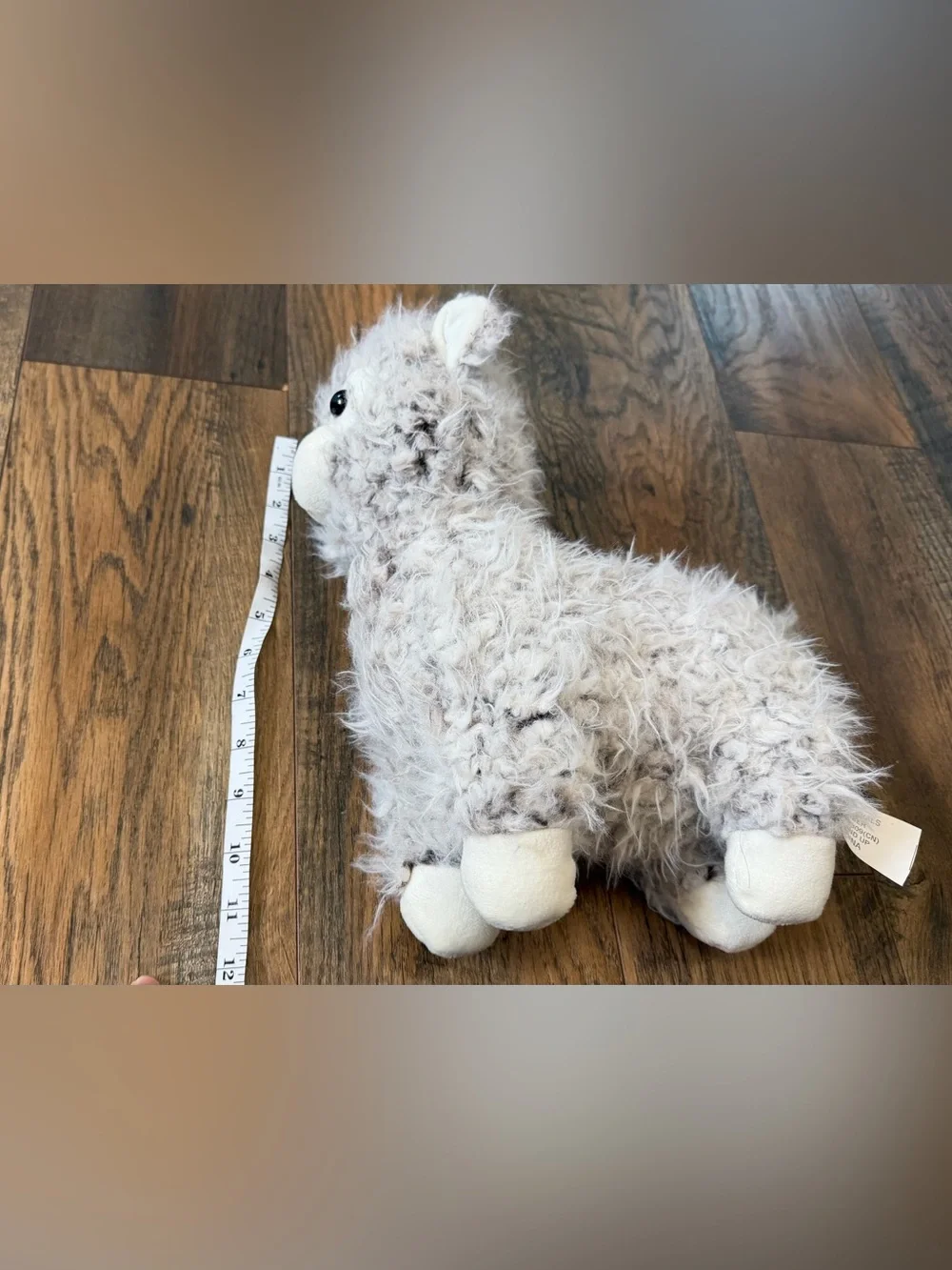 Stuffed Animal Gray Llama